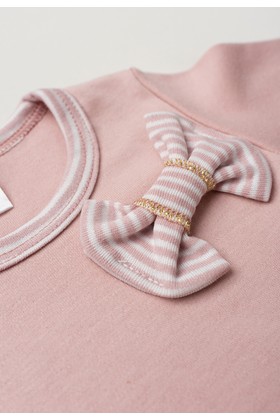 Conjunto Blusa Lacinho e Calça Suedine - Rosé - Ame Kids