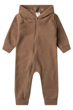 Macacão Bouclé - Marrom - Ame Kids