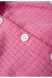 Conjunto Blusa e Calça Bouclé Quadriculado - Rosa Barbie - Ame Kids