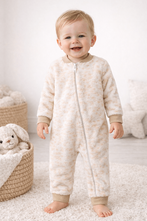 Macacão Fleece - Creme - Ame Kids