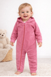 Macacão Bouclé - Rosa Barbie - Ame Kids