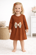 Vestido Manga Longa - Terra - Ame Kids