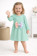 Vestido Manga Longa - Menta - Ame Kids