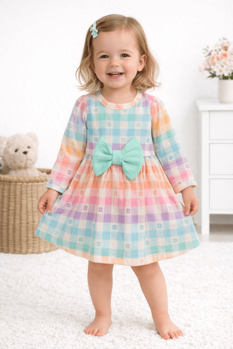Vestido Manga Longa - Tie Dye - Ame Kids