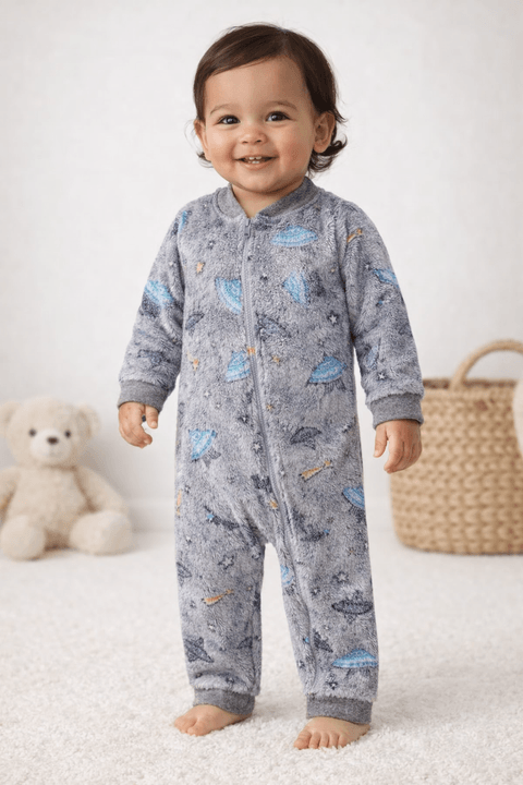 Macacão Fleece - Ovni - Ame Kids