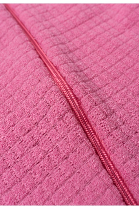 Macacão Bouclé Quadriculado - Rosa - Ame Kids