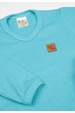 Conjunto Body Canelado Menino - Ciano - Ame Kids
