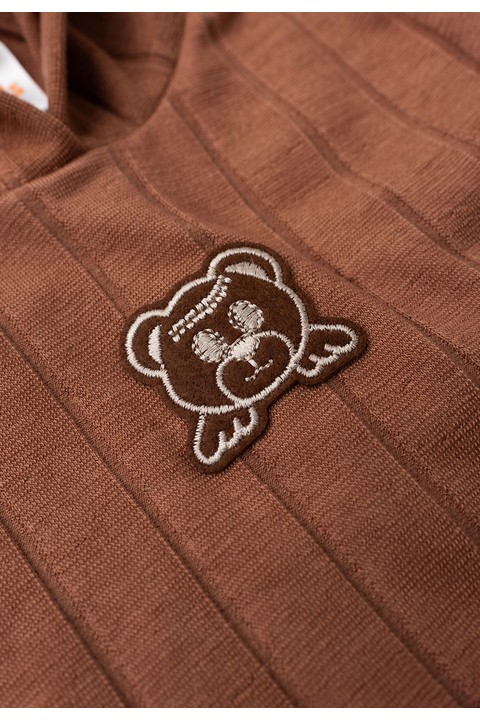 Conjunto Blusa Manga Longa Ursinho e Calça - Doce de Leite - Ame Kids