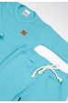 Conjunto Body Canelado Menino - Ciano - Ame Kids