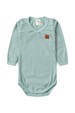 Conjunto Body Canelado Menino - Verde Jade - Ame Kids