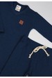 Conjunto Body Canelado Menino - Azul Marinho - Ame Kids