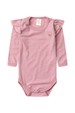 Conjunto Body Canelado Menina - Rosa - Ame Kids