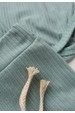 Conjunto Body Canelado Menino - Verde Jade - Ame Kids