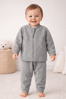 Conjunto Blusa e Calça Bouclé - Mescla - Ame Kids