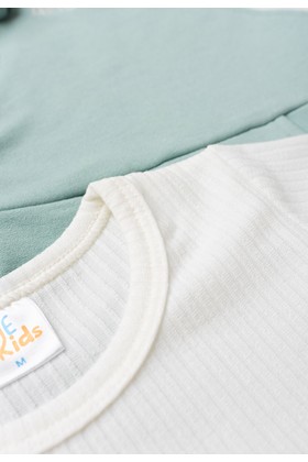 Conjunto Infantil Jardineira e Blusa - Verde Jade - Ame Kids