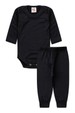 Conjunto Body e Calça Térmica - Preto  - Ame Kids