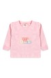 Conjunto Pijama Bebê Meia Estação Blusa e Calça - Coração Rosa - Ame Kids