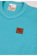 Conjunto Body Canelado Curto Menino - Ciano - Ame Kids