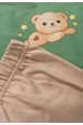Conjunto Pijama Bebê Meia Estação Blusa e Calça - Ursinho Verde - Ame Kids