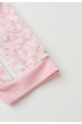Macacão Fleece - Rajado Rosa - Ame Kids