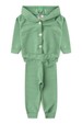 Conjunto Infantil Bebê Casaco Botões e Calça Turim - Verde - Ame Kids
