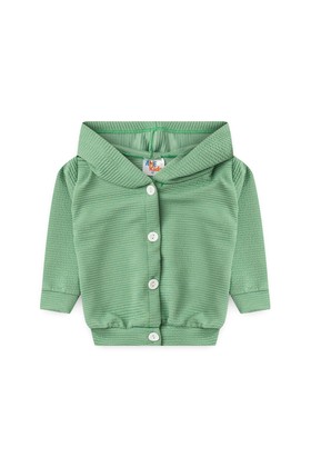 Conjunto Bebê Casaco Botões e Calça Turim - Verde - Ame Kids