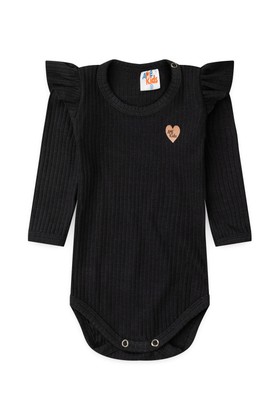 Conjunto Body e Calça Pied de Poule - Preto - Ame Kids