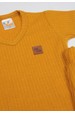 Conjunto Body Canelado Curto Menino - Girassol - Ame Kids