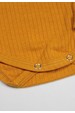 Conjunto Body Canelado Curto Menino - Girassol - Ame Kids