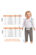 Conjunto Infantil Bebê Body Manga Longa e Calça Pied de Poule - Branco - Ame Kids