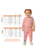Conjunto Infantil Bebê Blusa e Calça Térmica - Rosa - Ame Kids