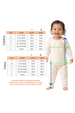 Conjunto Infantil Bebê Meia Estação Blusa Lacinho e Calça Suedine - Off-White - Ame Kids