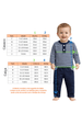 Conjunto Infantil Bebê Meia Estação Blusa Listrada e Calça Menino - Azul Marinho - Ame Kids