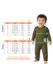 Conjunto Infantil Bebê Blusa Manga Longa e Calça Milano - Verde Militar - Ame Kids