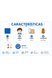 Conjunto Infantil Bebê Blusa e Calça Bouclé Quadriculado - Azul - Ame Kids