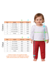 Conjunto Infantil Bebê Blusa Manga Longa e Calça Sunset - Branco - Ame Kids