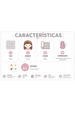 Conjunto Infantil Bebê Body Canelado Menina - Mescla - Ame Kids