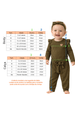 Conjunto Infantil Bebê Body Canelado Menina - Verde - Ame Kids