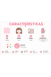 Conjunto Infantil Bebê Body Canelado Menina - Rosa - Ame Kids