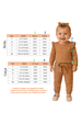 Conjunto Infantil Bebê Body Canelado Menina - Caramelo - Ame Kids