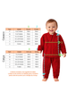 Conjunto Infantil Bebê Casaco com Zíper e Calça Bouclé - Vermelho - Ame Kids