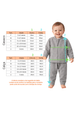 Conjunto Infantil Bebê Casaco com Zíper e Calça Bouclé - Mescla - Ame Kids