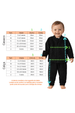 Conjunto Infantil Bebê Casaco com Zíper e Calça Bouclé - Preto - Ame Kids