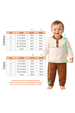Conjunto Infantil Bebê Blusa Manga Longa e Calça Moscou - Avelã - Ame Kids