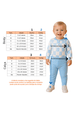Conjunto Infantil Bebê Body e Calça Canelado - Xadrez Azul - Ame Kids