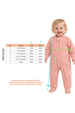 Macacão Infantil Bebê Plush Canelado Longo - Pêssego - Ame Kids