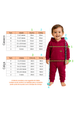 Conjunto Infantil Bebê Casaco  e Calça Turim - Bordô - Ame Kids