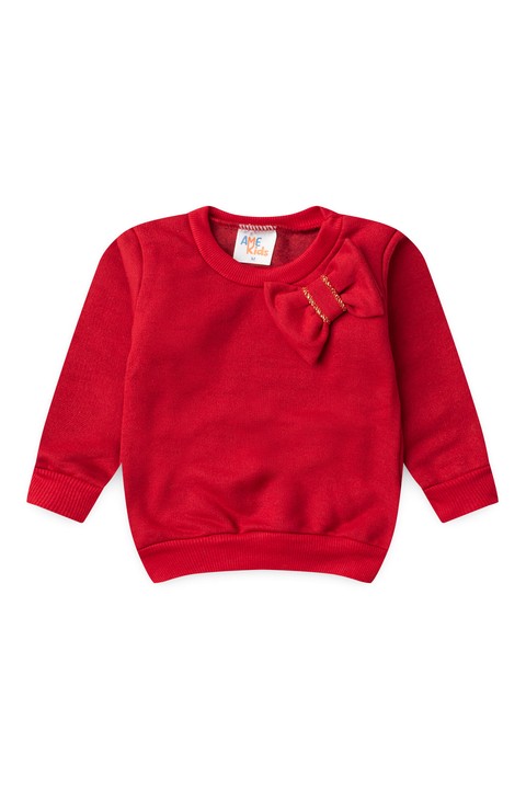 Conjunto Infantil Blusa e Calça Moletom - Vermelho - Ame Kids