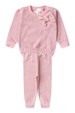 Conjunto Infantil Blusa e Calça Moletom - Rosa - Ame Kids