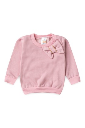 Conjunto Infantil Blusa e Calça Moletom - Rosa - Ame Kids